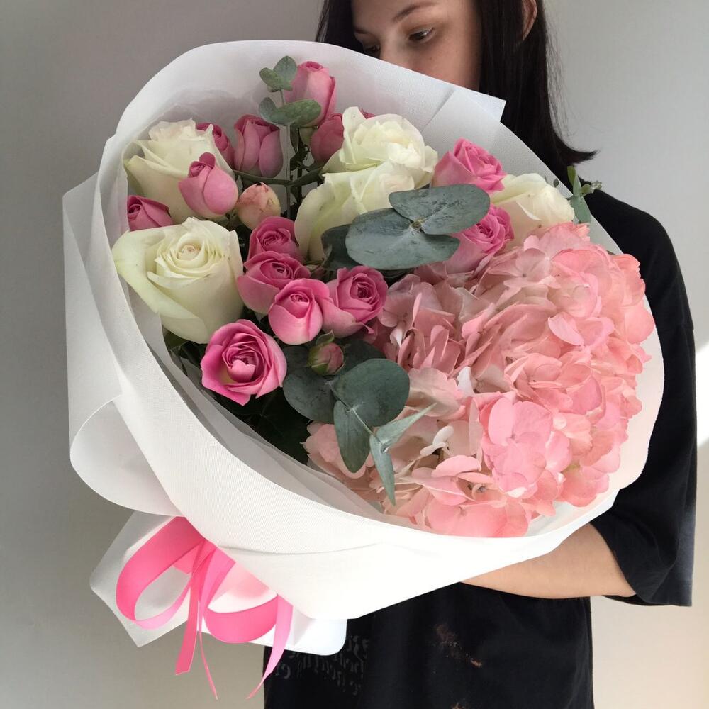 Круглый стильный букет